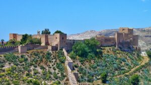 View of the Alcazaba in Almería